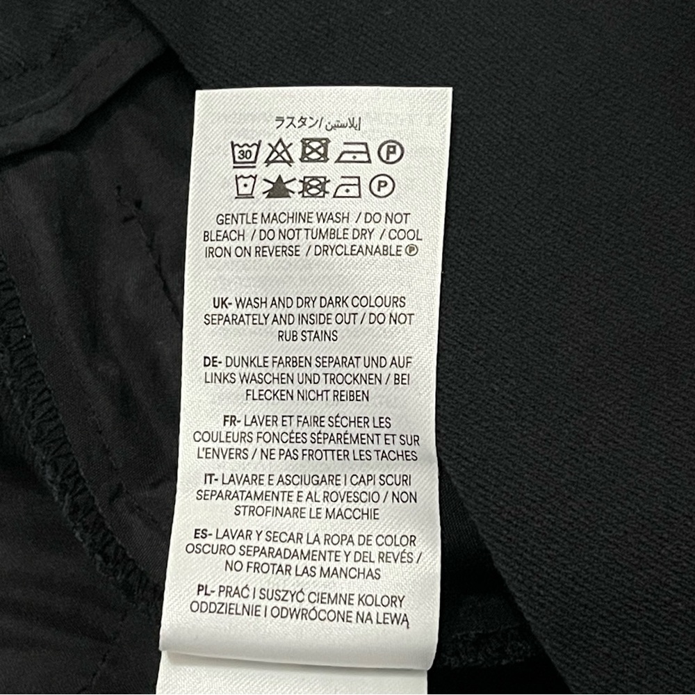BODEN Kew Bi-Stretch Trousers Black Cotton Size 8 - Picture 9 of 10